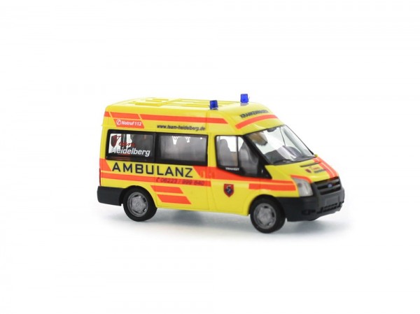 Ford Transit 06 Ambulanz Heidelberg, 1:87