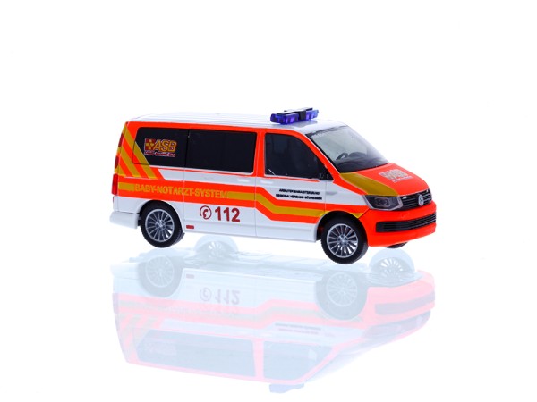 Volkswagen T6 ASB Südhessen Baby-Notarzt-System, 1:87