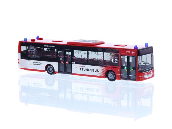 MAN Lions City´15 Cottbusverkehr-Rettungsbus, 1:87