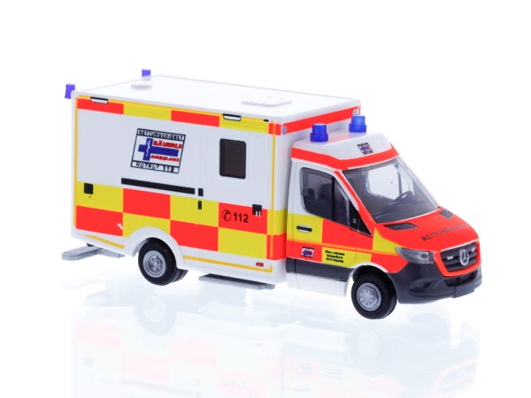 WAS RTW´18 Rettungsdienst Bäuerle Ambulanz Augsburg, 1:87