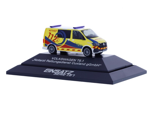 Volkswagen T6.1 Notarzt Rettungsdienst Cuxland, 1:87