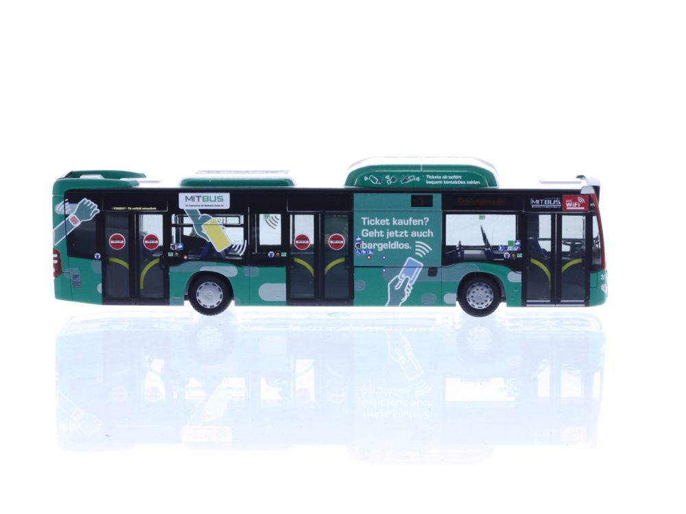 Modèle Réduit Bus Mercedes Citaro C2 KVG – Ligne 86 Bad Soden – Rietze 1:87 – Bleu