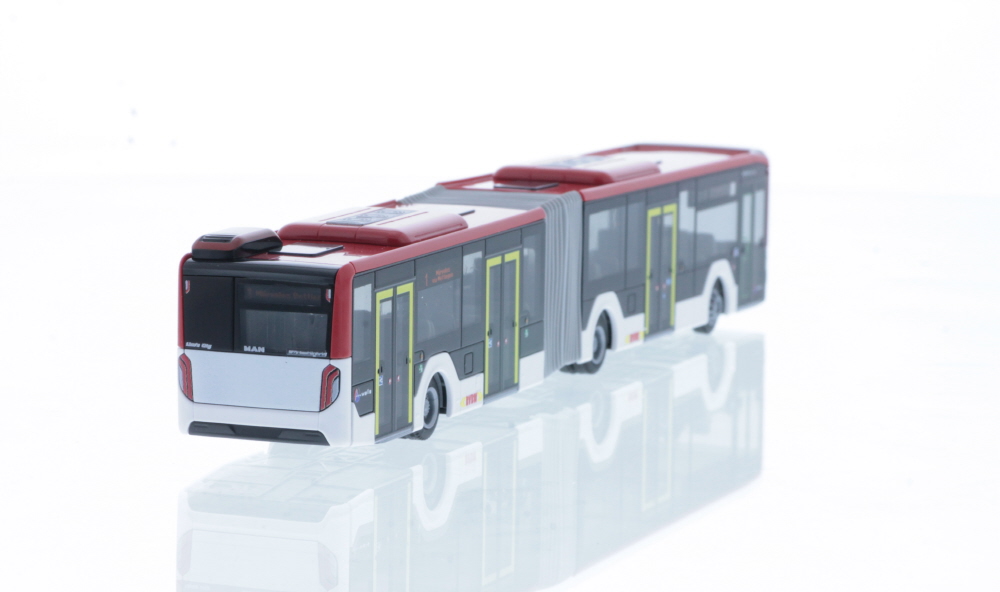 Rietze 75836 - Autobus MAN Lion's City 18 In Scala 1:87 - Stadtwerke Baden-Baden KVV