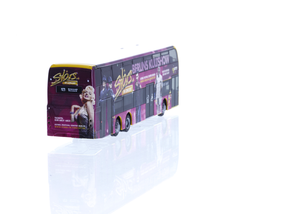 Miniature Bus ADL Enviro 500 BVG Berlin Rietze 78025 - Violet